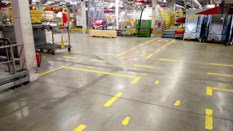 Industrieböden professionell markieren - SID SCHAEFER zeigt bewährte Verfahren für Produktionshallen Industrieböden professionell markieren - SID SCHAEFER zeigt bewährte Verfahren für Produktionshallen